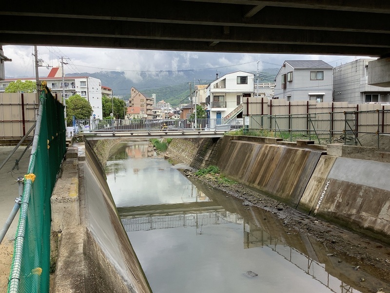 天上川南側橋梁施工前 天上川南側橋梁施工前