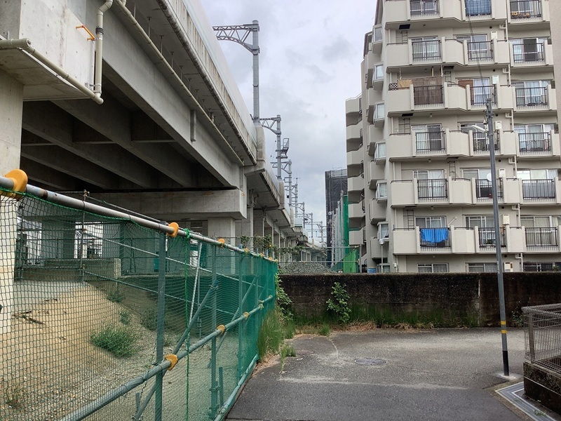 天上川南側橋梁施工前 天上川南側橋梁施工前