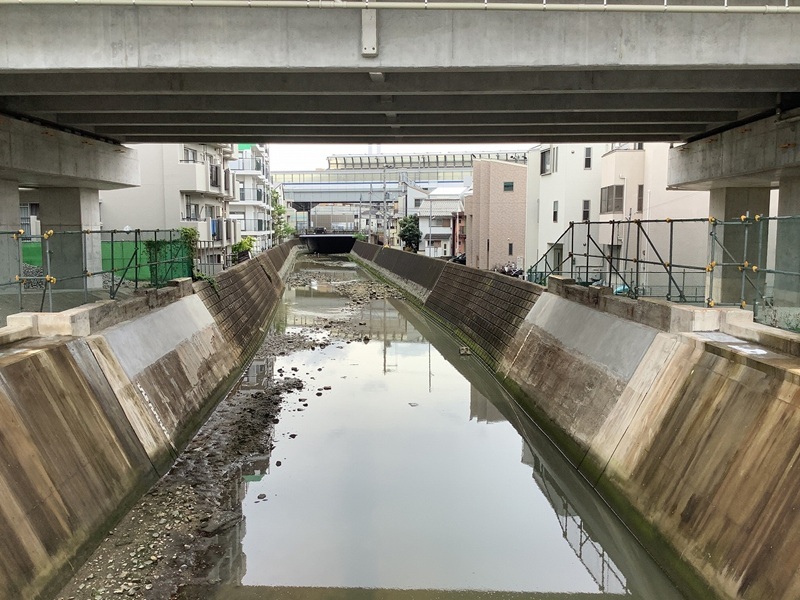 天上川南側橋梁施工前 天上川南側橋梁施工前