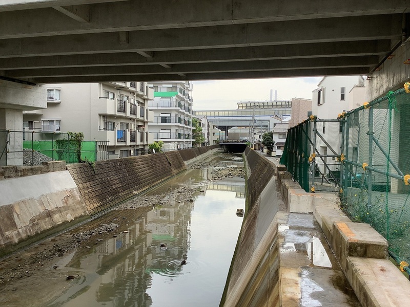 天上川南側橋梁施工前 天上川南側橋梁施工前