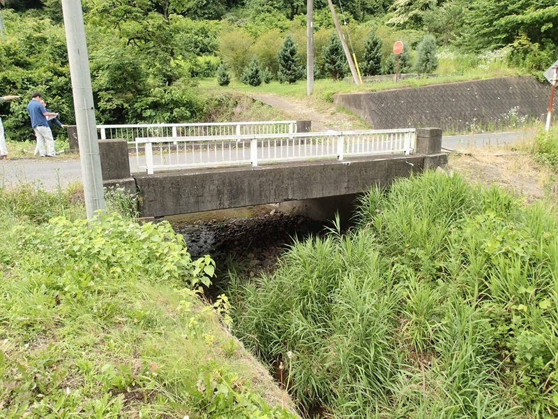 境橋施工前 境橋施工前