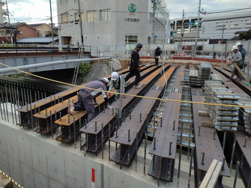 大利橋施工 大利橋施工