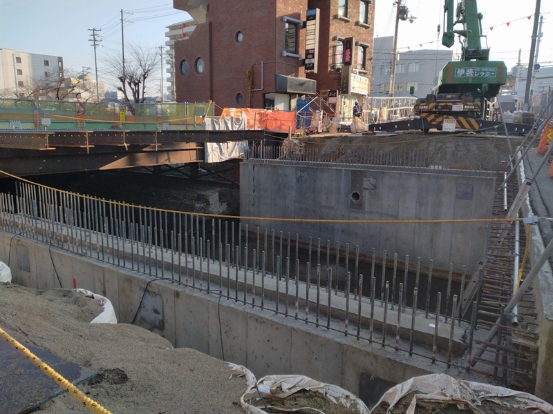 新用悪水路橋施工 新用悪水路橋施工