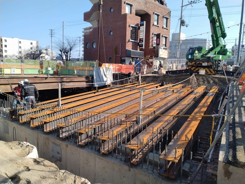 新用悪水路橋施工 新用悪水路橋施工