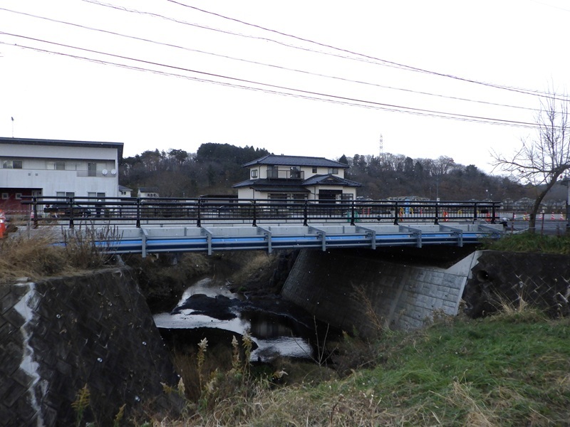 穀田川橋完成