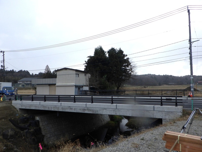穀田川橋完成