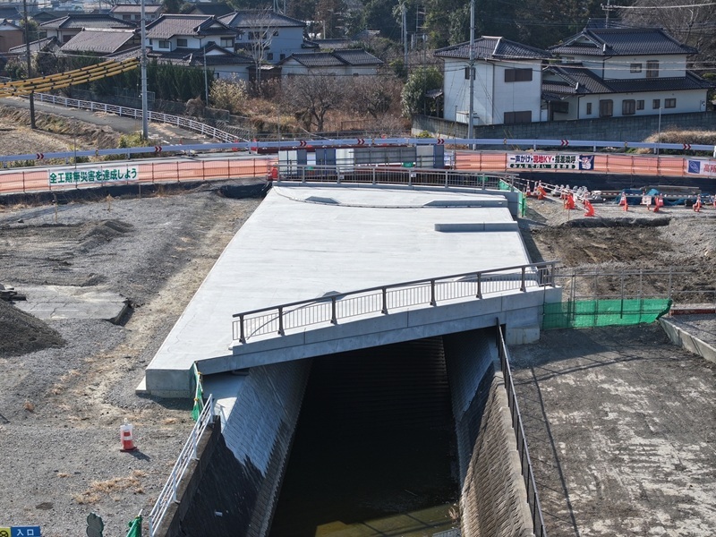 新道橋完成 新道橋完成