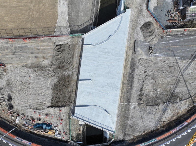 新道橋完成 新道橋完成